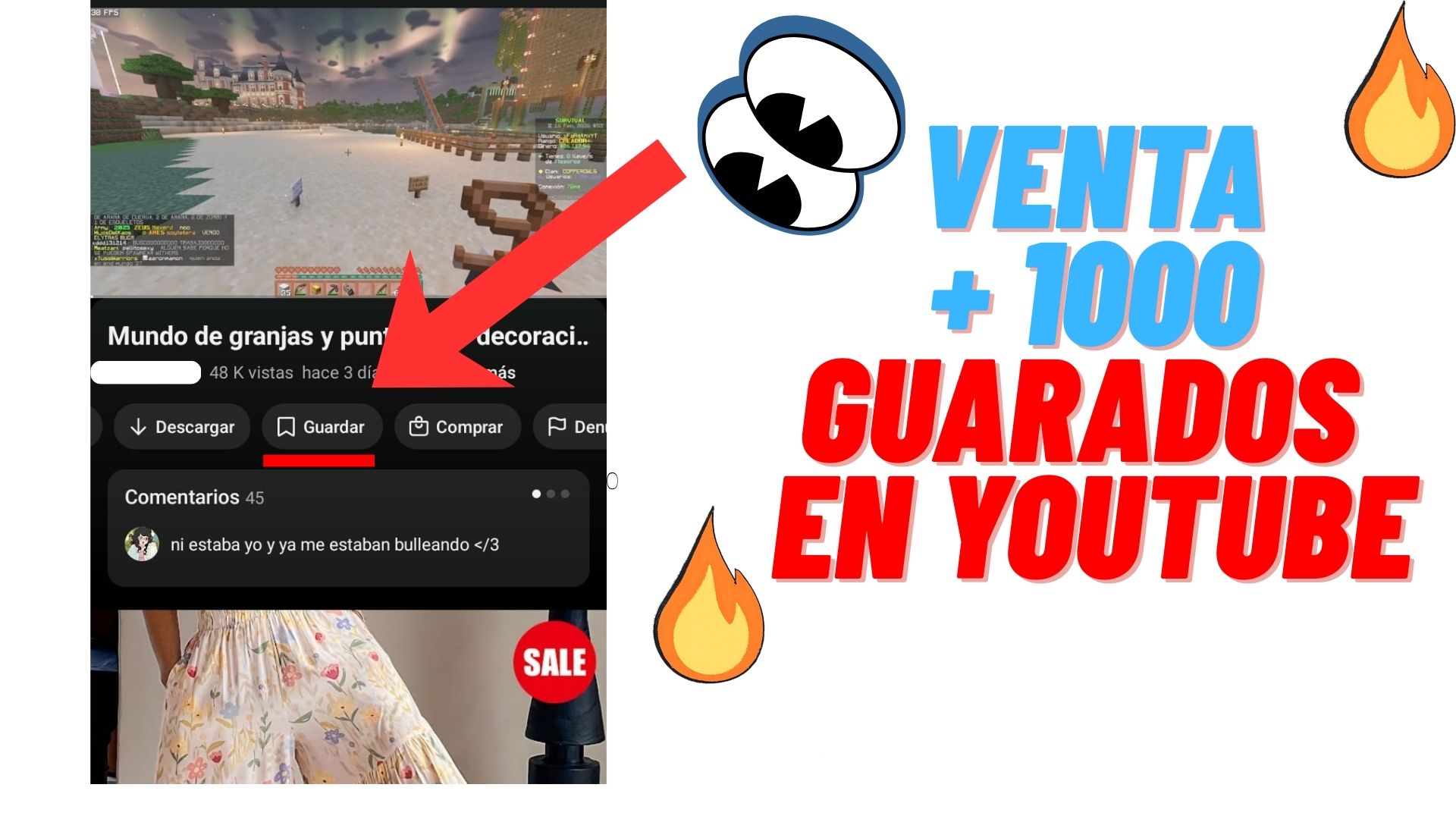 🎯 ¡1000 GUARDADOS REALES EN YOUTUBE! LA MÉTRICA DE ALTO VALOR CON GARANTÍA ♻️